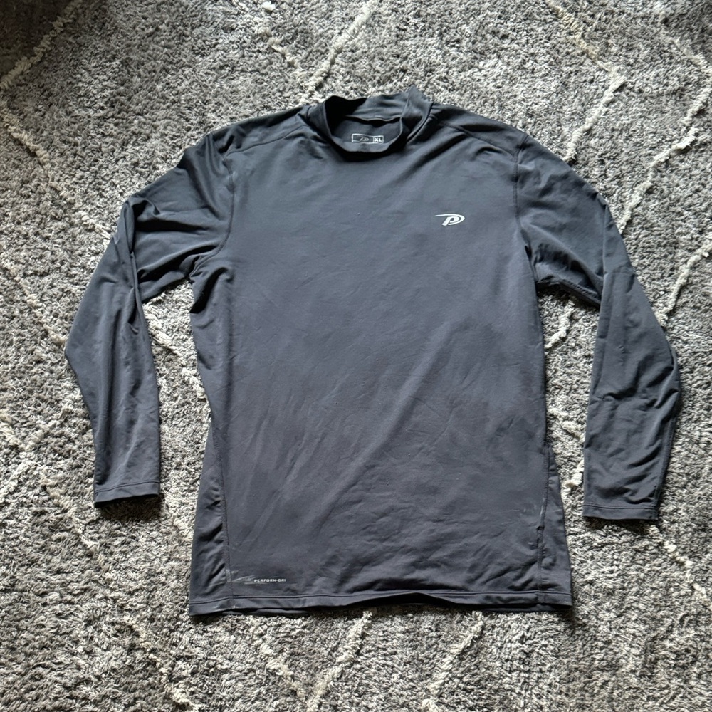 Pro Player Dark Gray XL Long Sleeve Shirt